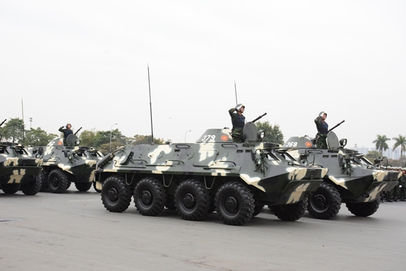 Lễ xuất quân và diễn tập phương án bảo vệ Đại hội lần thứ XIII của Đảng